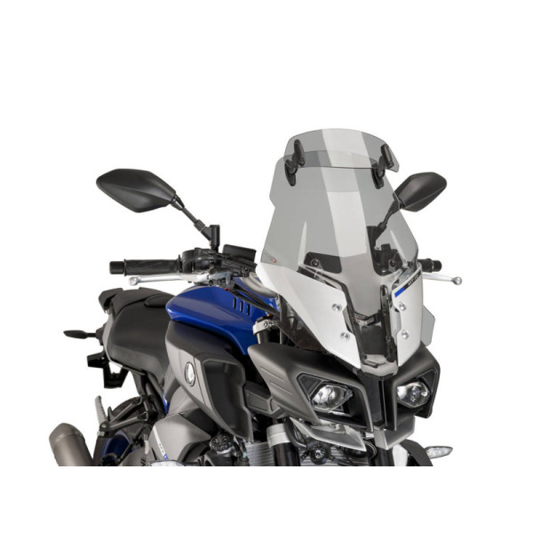 Puig Touring Screen Plus With Extender Light Smoke